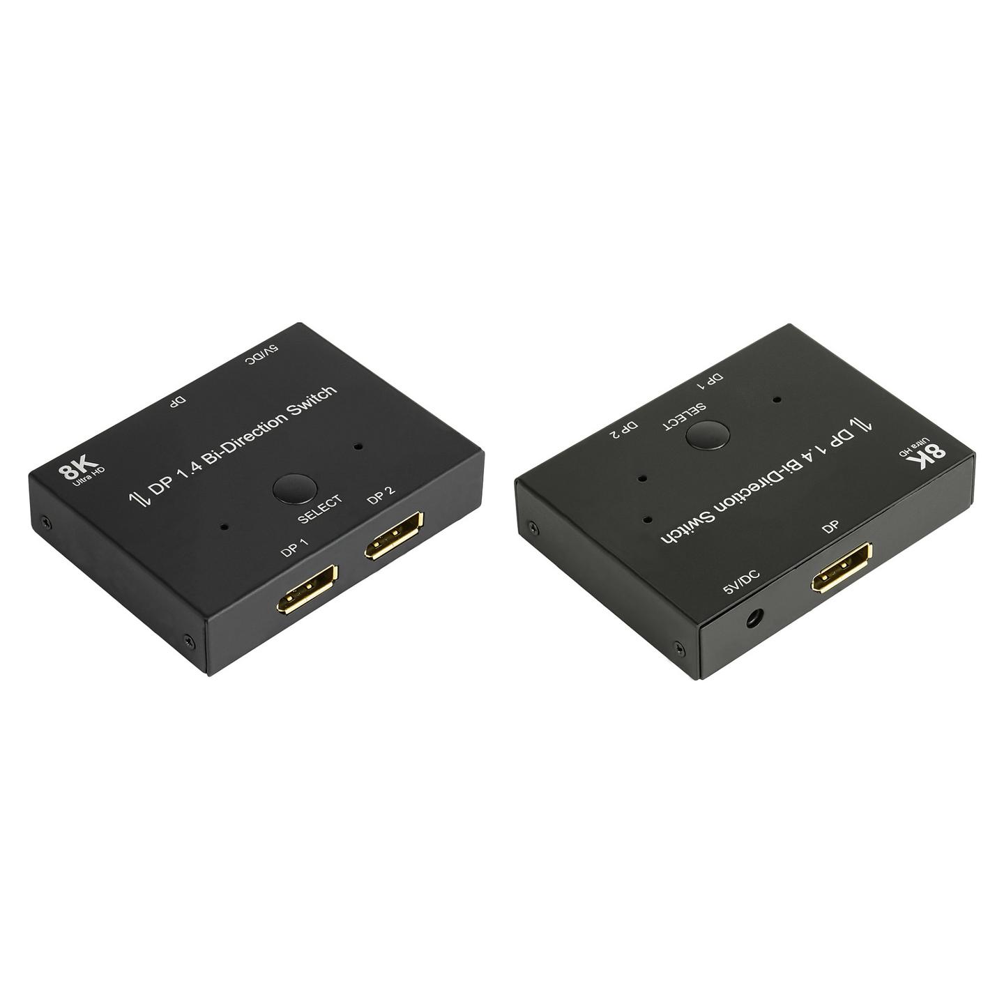 Switch DisplayPort Good Connections GC-M0262, DisplayPort 1.4, 2 drejtime, 8K 30Hz - Zezë - 2