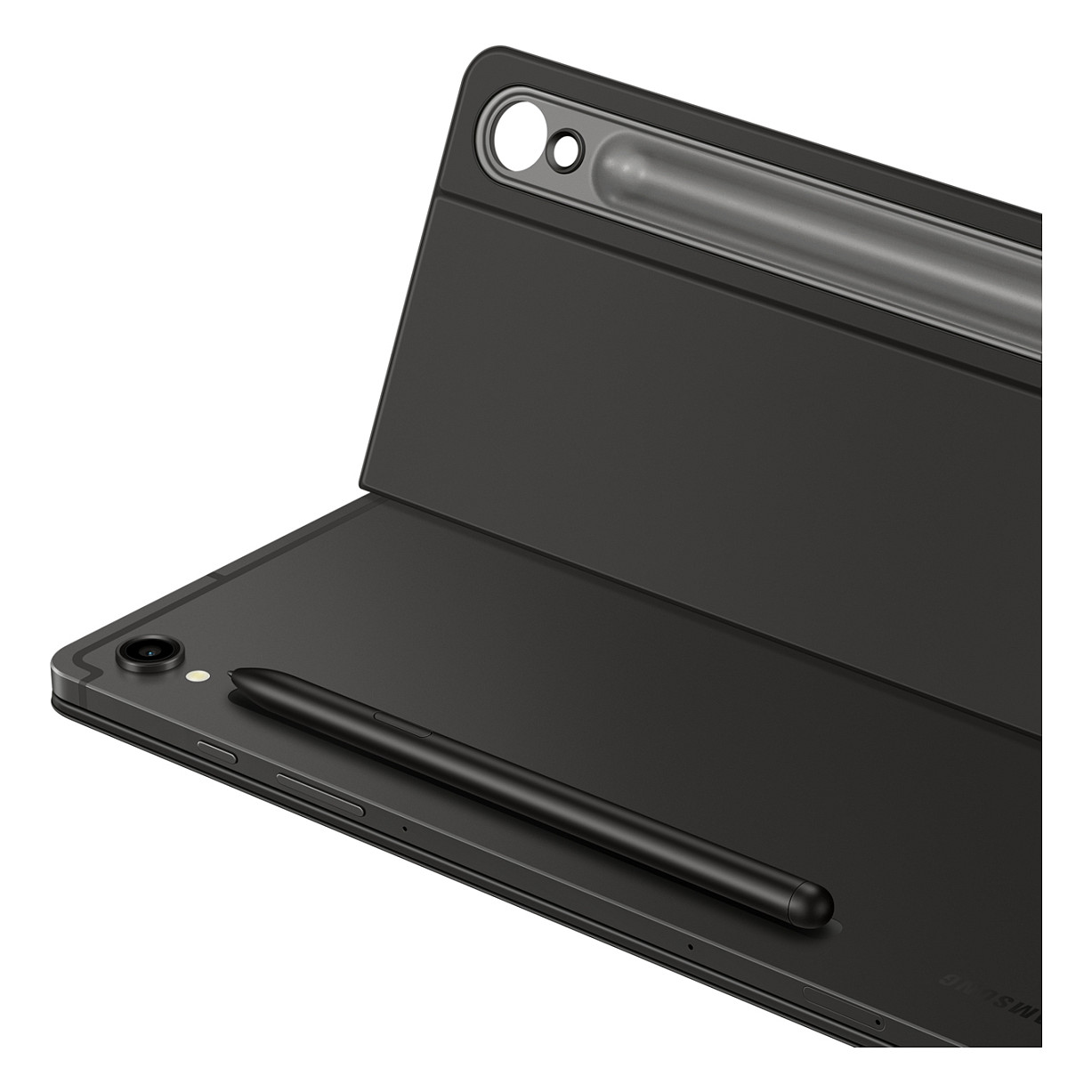Tastierë Samsung për Galaxy Tab S9 / Tab S9 FE / QWERTZ / Bluetooth / POGO Pin - Zezë - 4