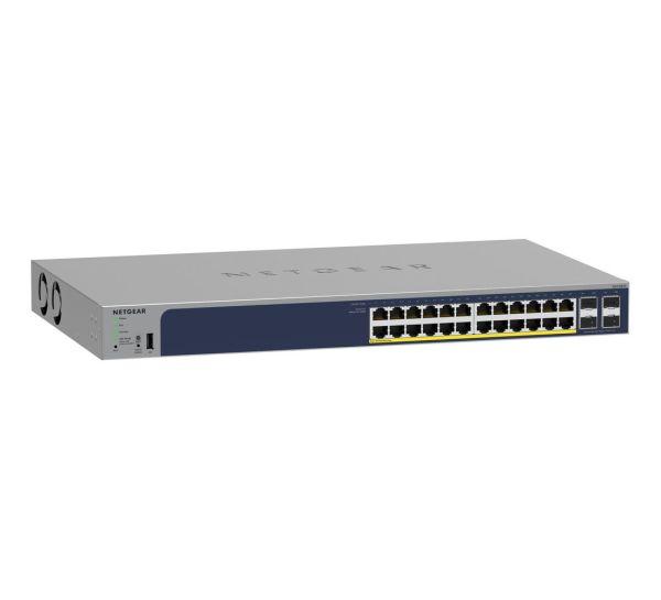 NETGEAR GS728TP 24-Port Gigabit PoE+ – 4× SFP, 190W, Smart Managed – Gri