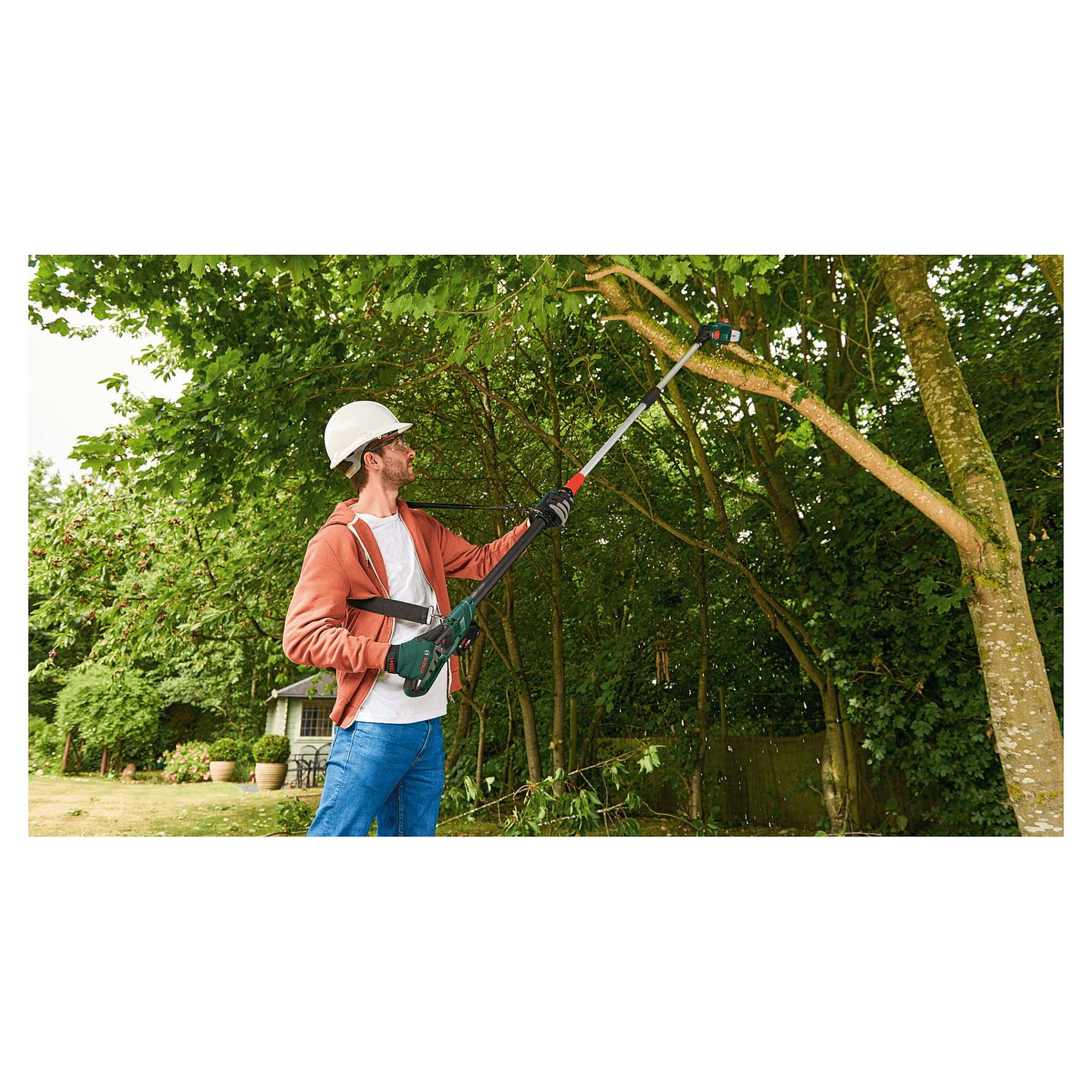 Sharrë për Degë me Shtyllë Bosch UniversalChainPole 18, 18V, 20cm, 4m/s - Gjelbër/Zezë - 5
