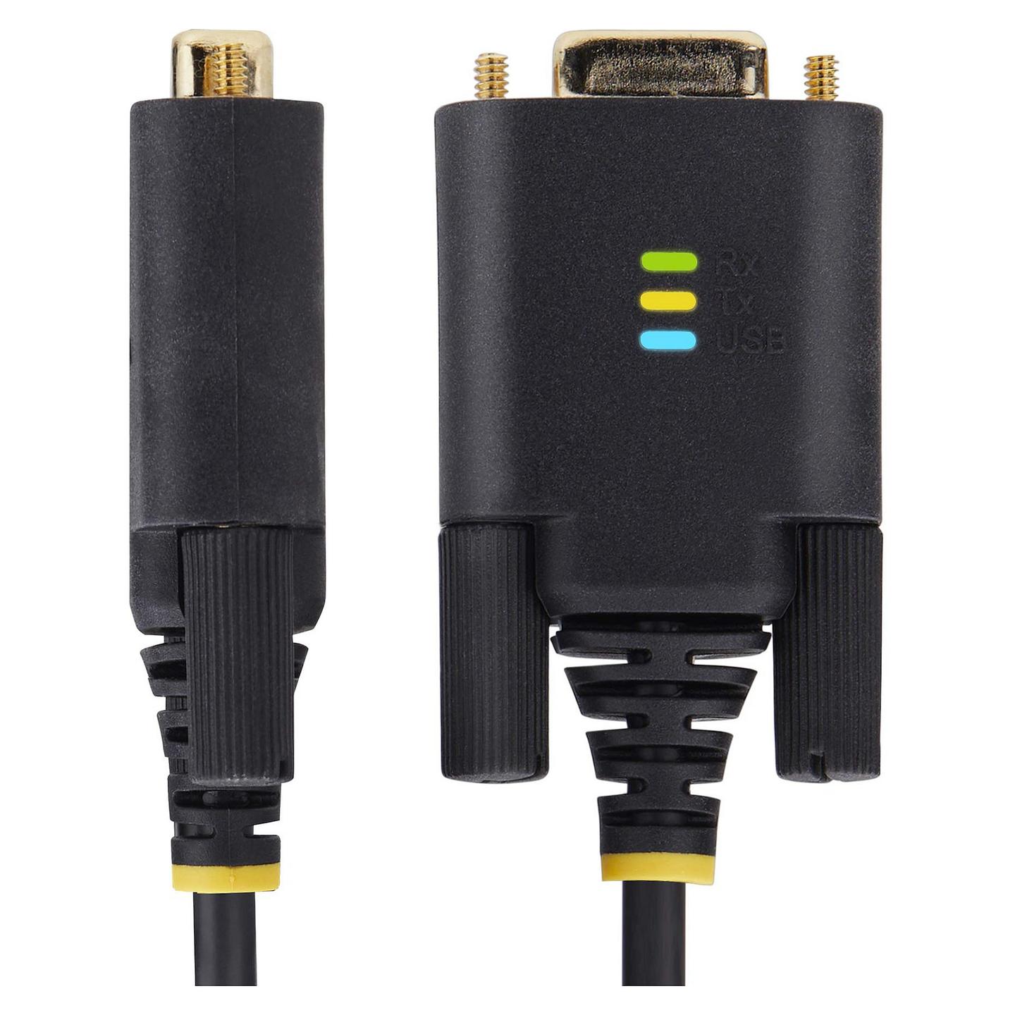 Kabllo USB StarTech.com 1P6FFC-USB-SERIAL / USB-A në DB9 RS-232 / FTDI FT232R / USB 2.0 / 921.6 Kbps / 2 m - Zezë - 2