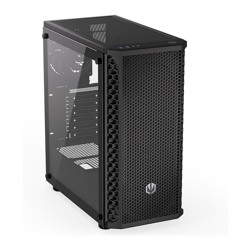 Kasë PC ENDORFY Signum 300 Core / Midi Tower / ATX / 1x 120mm + 1x 120mm Fan / Tempered Glass - Zezë - 10