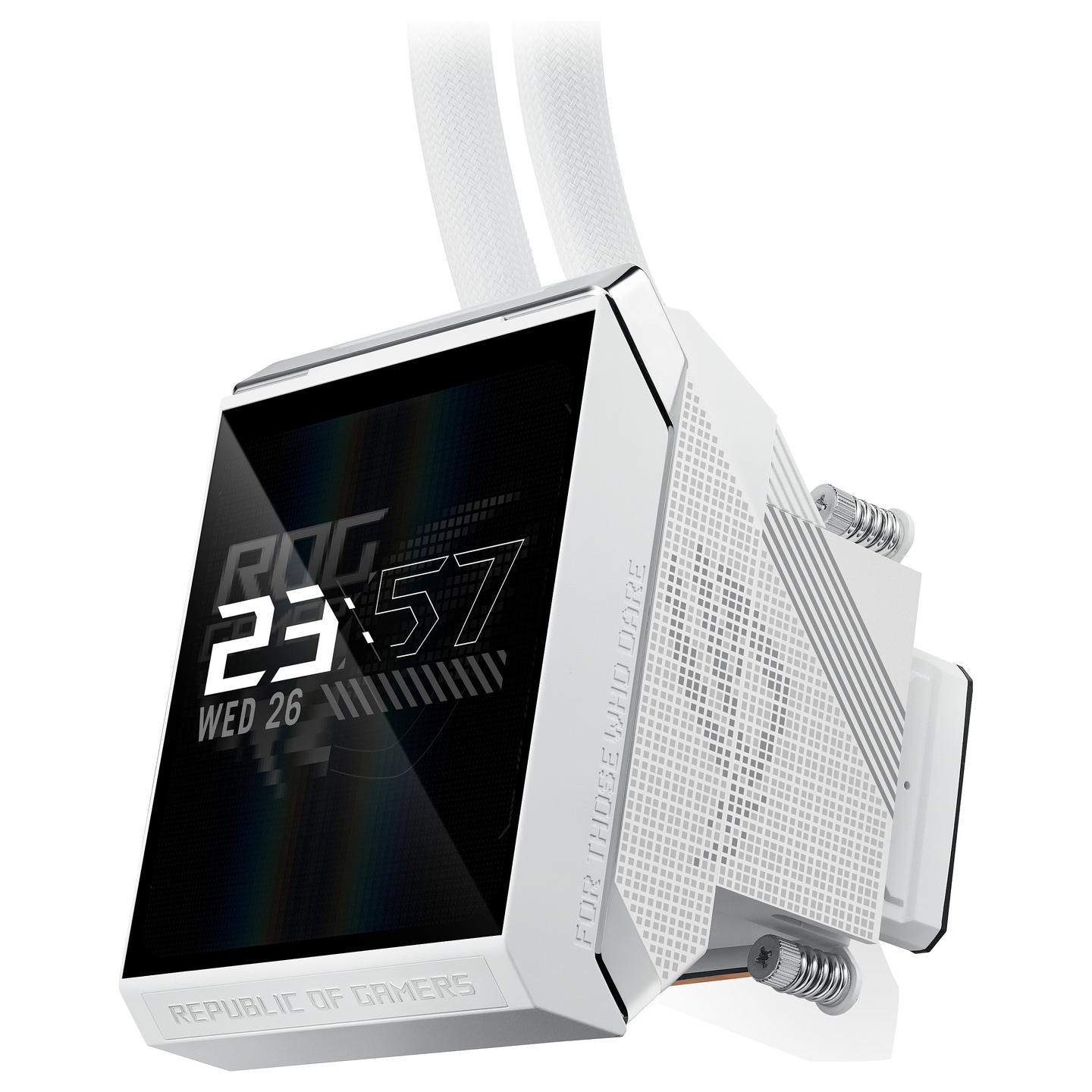 Ftohës për Procesor ASUS ROG Strix SLC IV 360 ARGB LCD / AIO 360mm / ARGB / LCD 5.08" / 3x Fan – Bardhë - 12