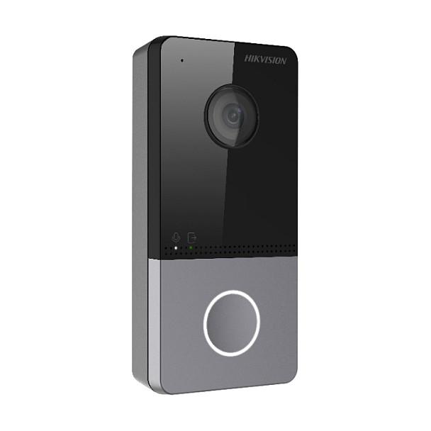 Sistem Video Intercom Hikvision DS-KV6113-WPE1(C), 2MP, 1080p, IR, Wi-Fi, IP65 - Zezë/Hiri - 3