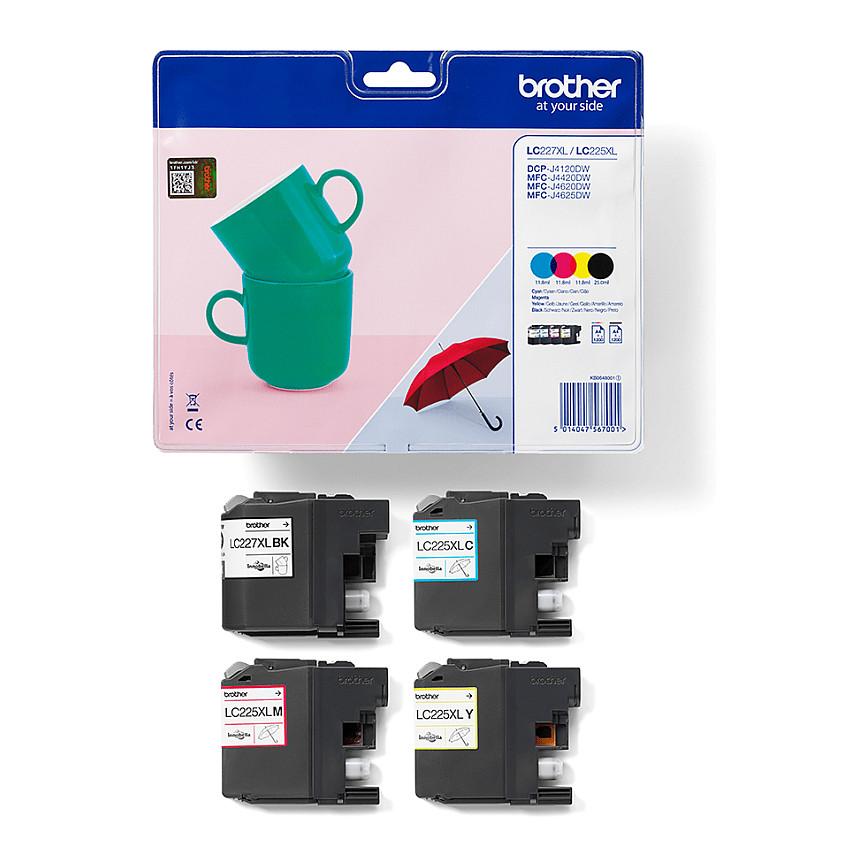 INK / Brother / LC-227XLVALBP / Value Pack – Zezë-Blu-Rozë-Verdhë - 4