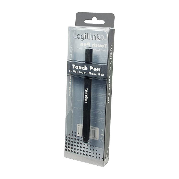 Aksesorë për tablet LogiLink AA0010 / Touch Pen / Alumin / Majë gome / Për smartphone dhe tabletë - Zezë - 2