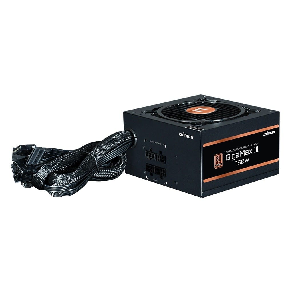 Furnizues Energjie Zalman GigaMax III ZM750-GV3 / 750W / ATX 3.0 / 80 PLUS Bronze / Semi-Modular - Zezë - 2