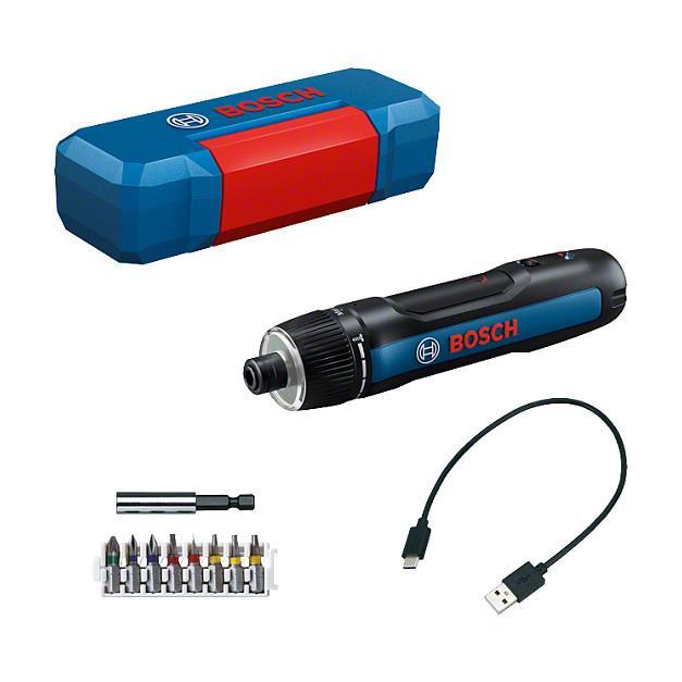 Vidator me Bateri Bosch Professional GO, 3.6V, 2.0Ah, 5Nm, 396rpm, 1/4" - Blu/Zezë - 2