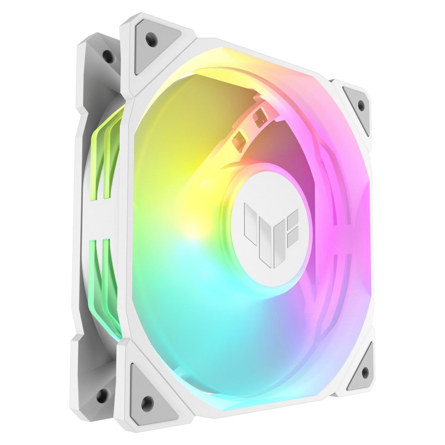 Ftohës për Kasë ASUS TUF Gaming TR120 ARGB Reverse, 120mm, PWM - Bardhë - 2