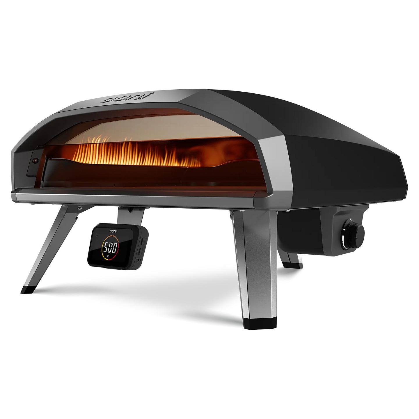 Furrë Pice Ooni Koda 2 Pro, 18", 500°C, me Gaz, Ooni Connect - Zezë/Hiri - 2