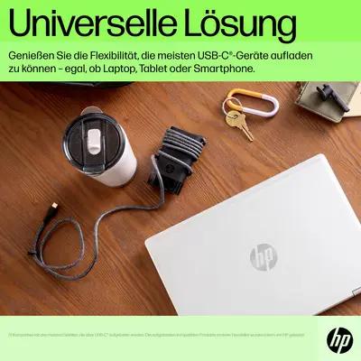 Adapter për Laptop HP USB-C, 65W, USB Type-C, 5V/9V/12V/15V/20V – Zezë - 3