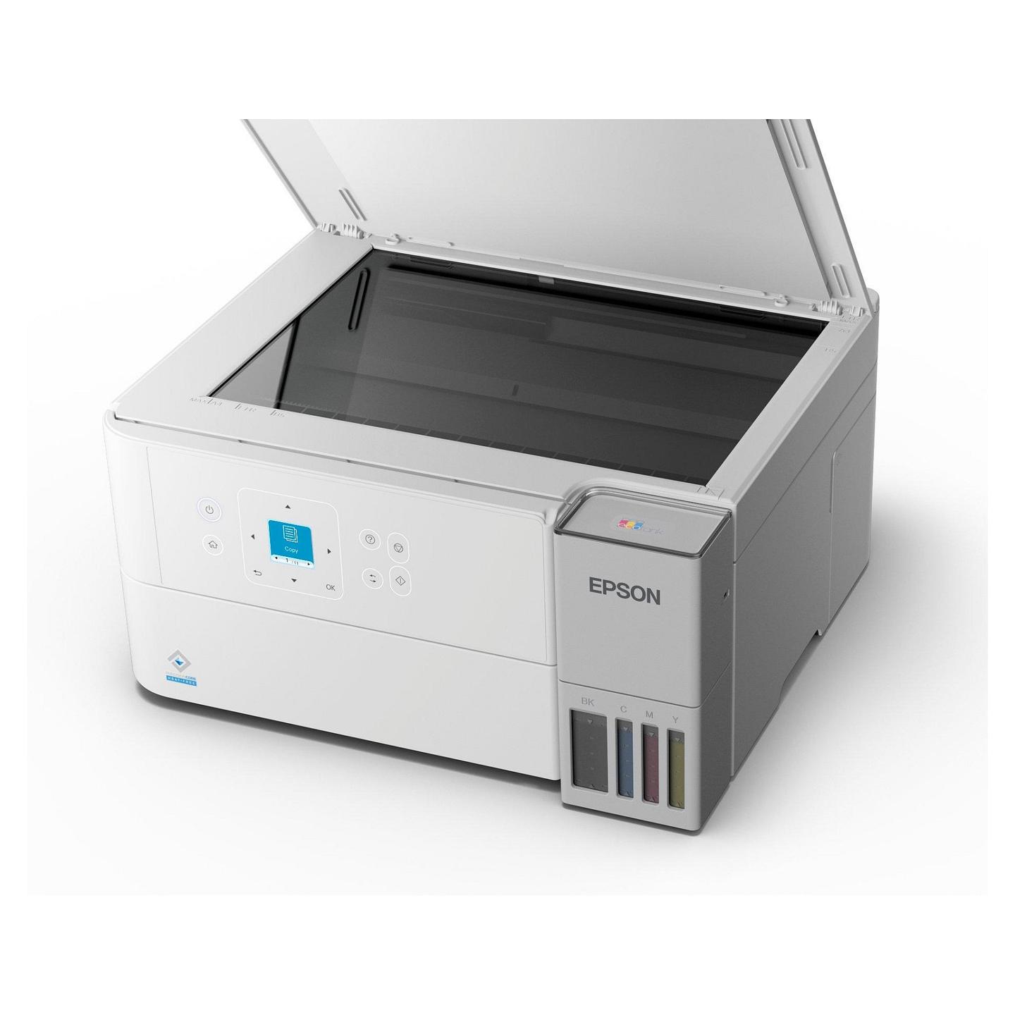 Printer Multifunksional Epson EcoTank ET-2956, A4, Inkjet, Wi-Fi, Printim, Skanim, Kopjim - Bardhë - 6