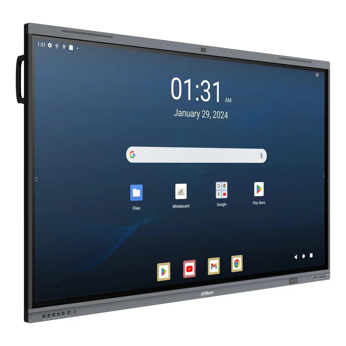 Interaktiv (Smart Board) Dahua DHI-LPH65-MC480-U, 65", 4K UHD IPS, Touch IR, 8GB, 128GB, 4× HDMI, DisplayPort, USB-C, 5× USB-A - Zezë - 2