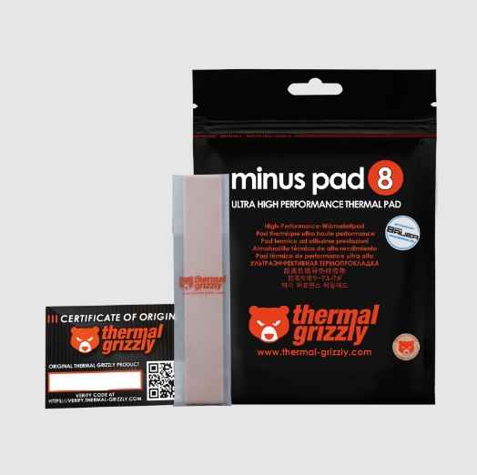 Pad Termik Thermal Grizzly Minus Pad 8 / 1mm / 120x20mm / 2pcs - Rozë - 2