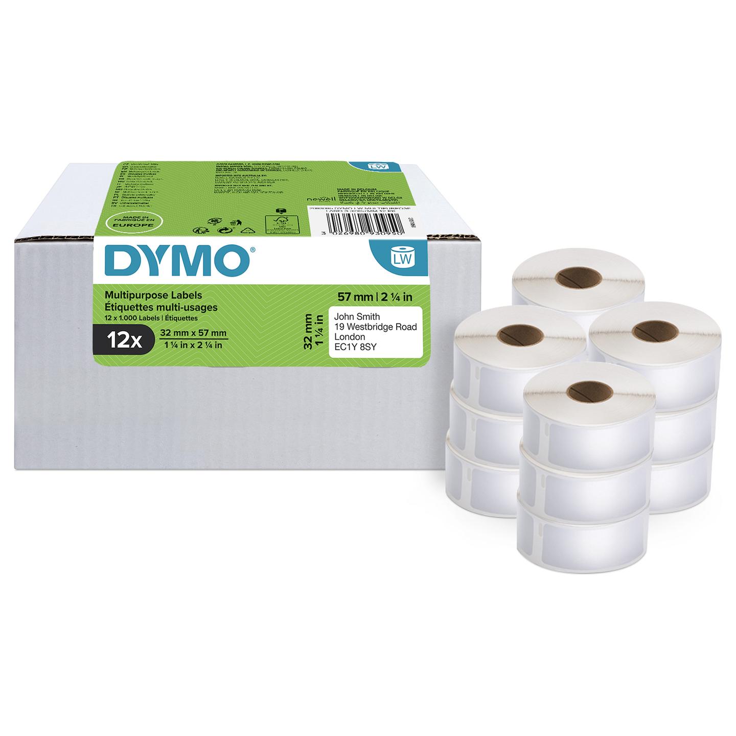 Etiketa Universale DYMO LabelWriter 2093095, 32 × 57 mm, 12.000 Copë - Bardhë - 15