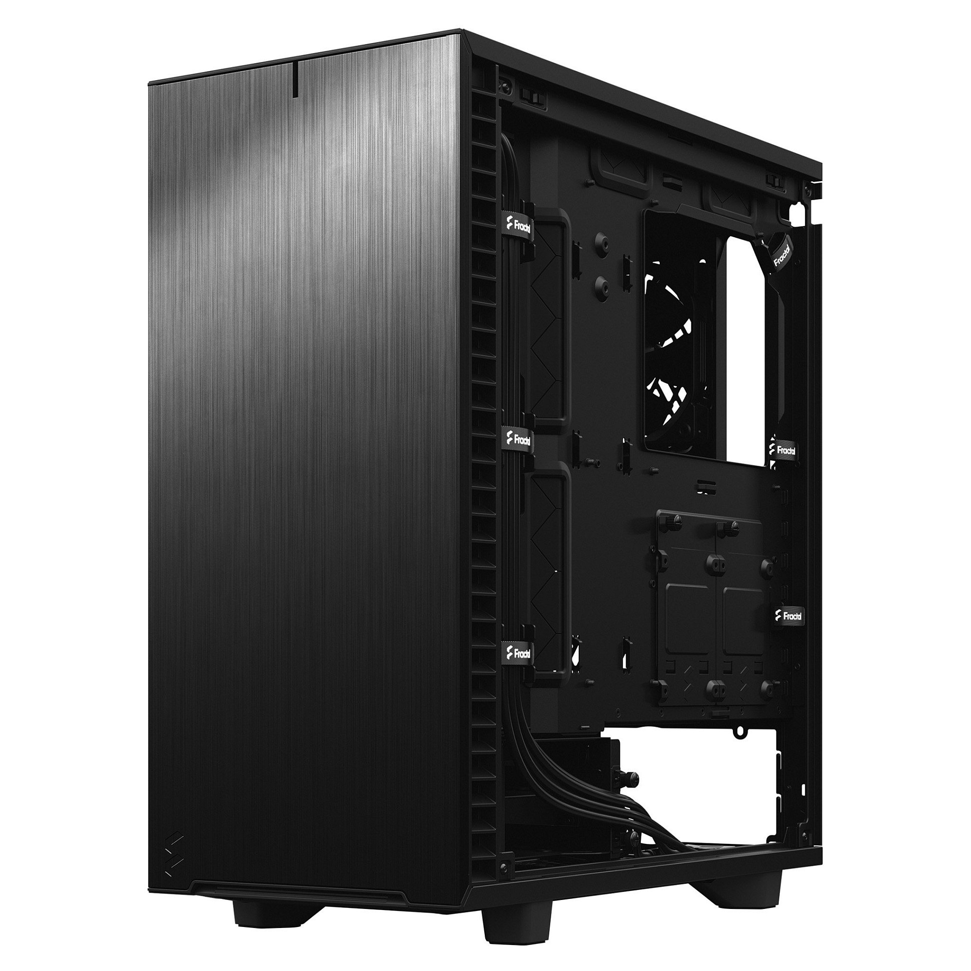 Kasë PC Fractal Design Define 7 Compact / Midi Tower / ATX / 2x 140mm + 120mm Fan - Zezë - 12