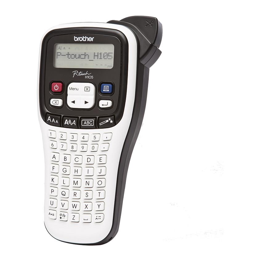 Printer Label Brother PT-H105 / Handheld Label Printer 3.5–12 mm / 180dpi / Manual Cut - Bardhë - 6