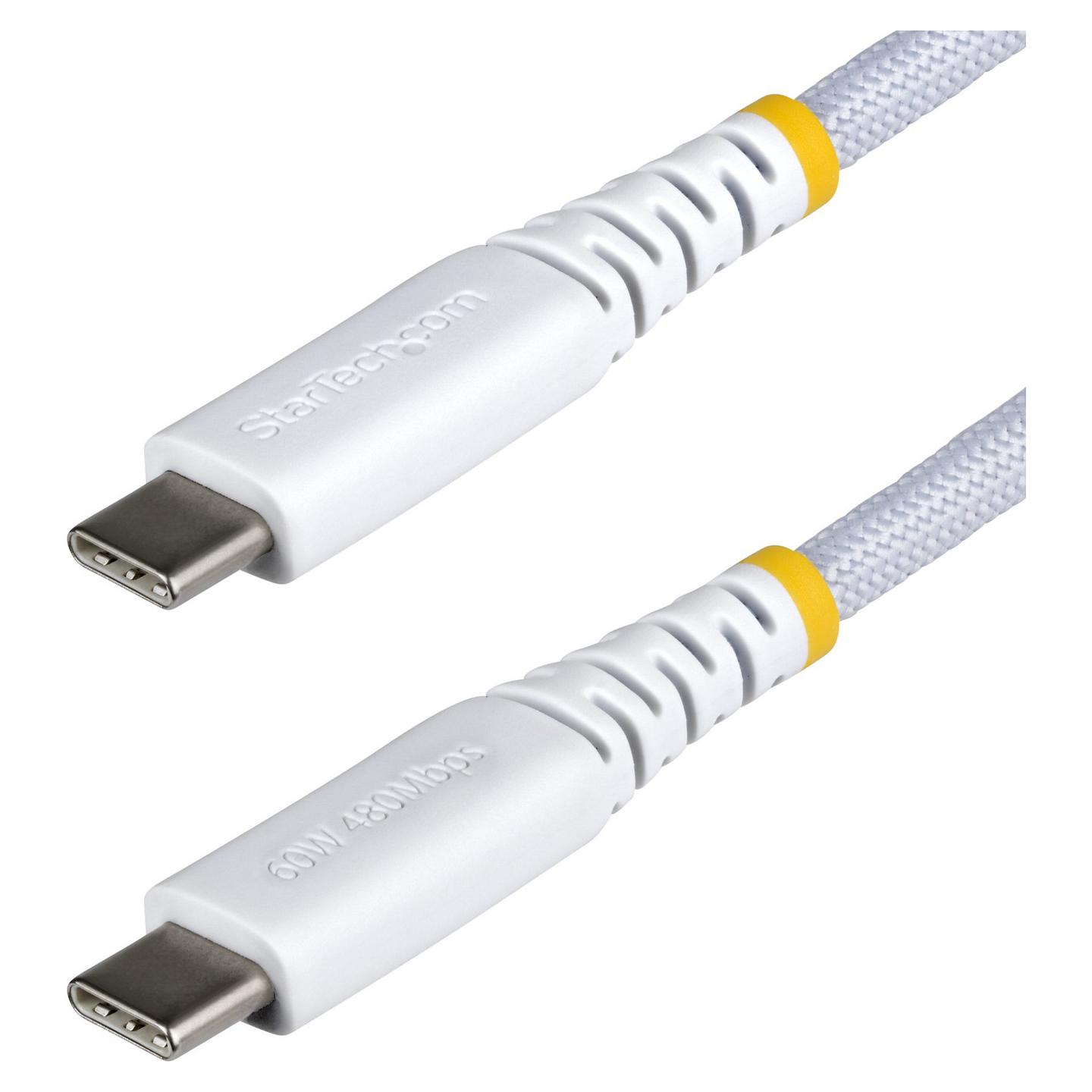 Kabllo USB StarTech.com USB2CC30CMNCBR / USB-C në USB-C / 0.3m / USB 2.0 / 60W / 3A - Zezë
