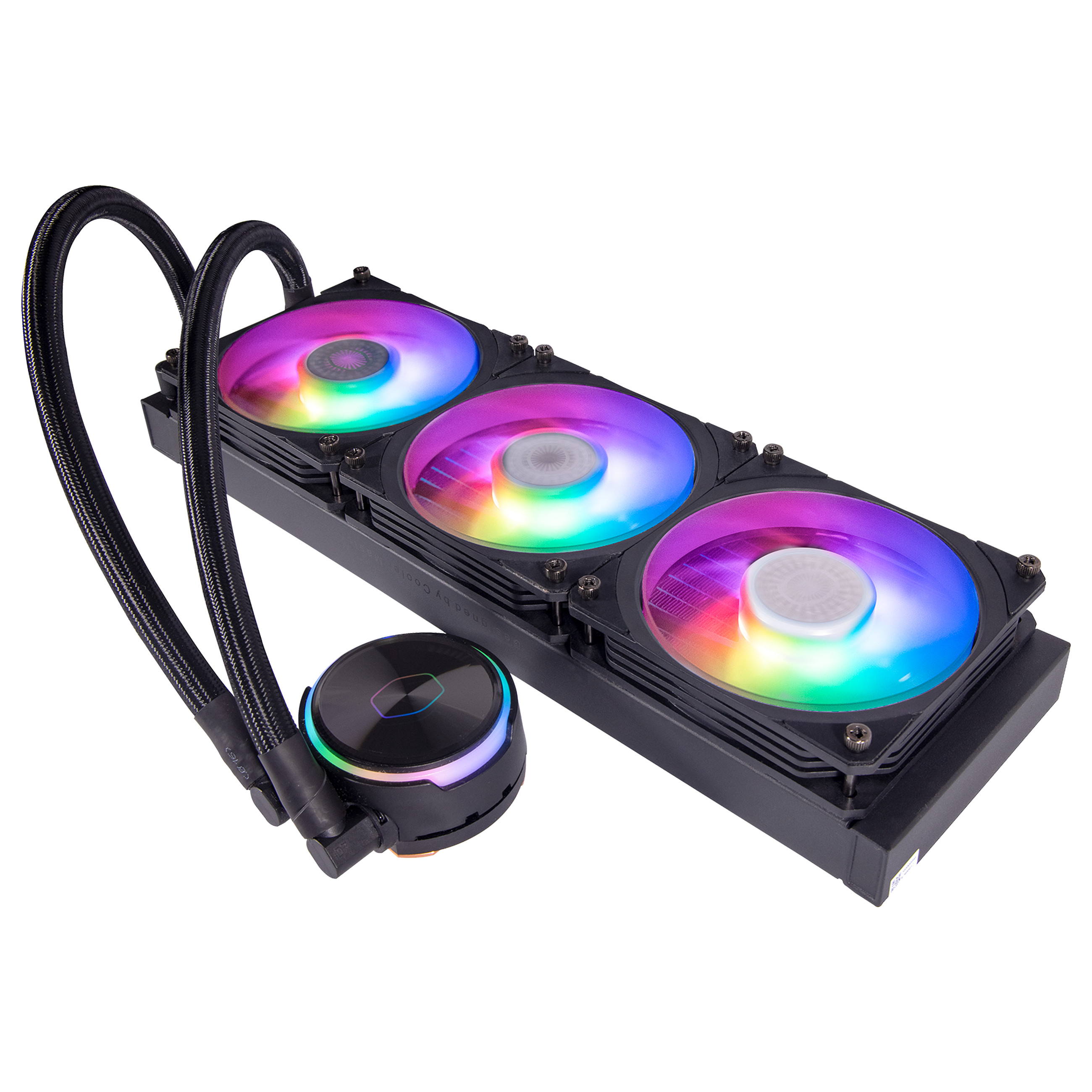 Ftohës për Procesor Cooler Master MasterLiquid PL360 Flux / 360mm / AIO / ARGB - Zezë - 4