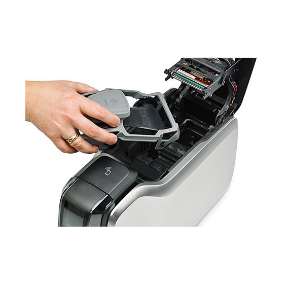 Printer Label Zebra ZC300 / Për Kartela / 300 DPI / 900 cph / USB + LAN - Zezë/Argjend - 5