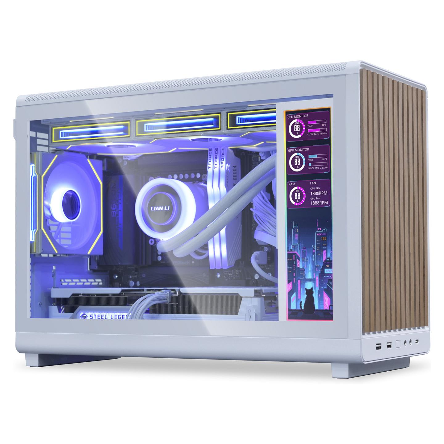Ekran LCD Universal për Kasë Lian Li SM088W, 8.8", 1920×480, IPS, 60Hz, ARGB - Bardhë - 8