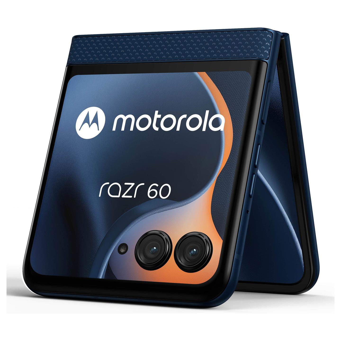 Telefon Android Motorola razr 60 5G / Dimensity 7400X / 8GB / 256GB / 6.9" pOLED / 120Hz / 50MP – Blu e errët - 5