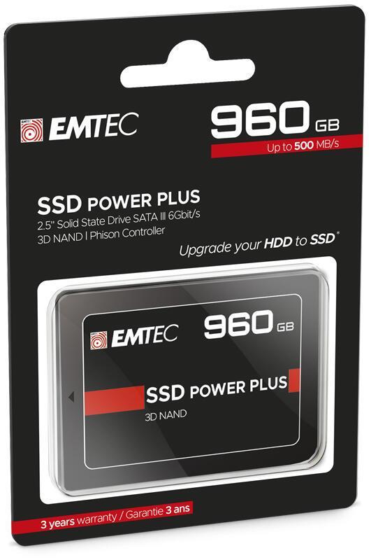 SSD e Brendshme Emtec X150 / 960GB / 2.5" / SATA III / 520MB/s Read / 500MB/s Write - 3