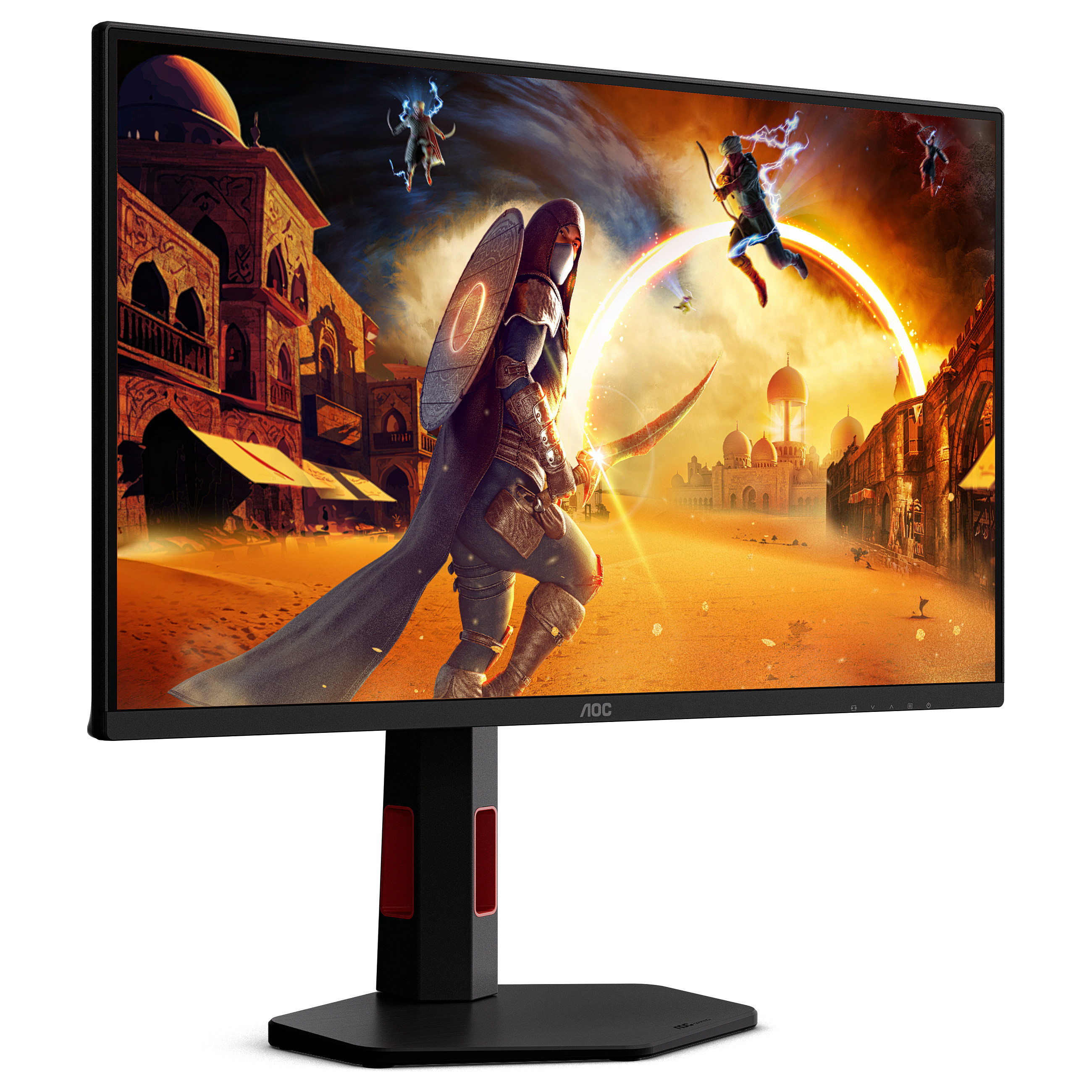 Monitor Gaming AOC G4 25G4KUR / 24.5" / Full HD LED IPS / 300Hz / 1ms / HDMI+DP+USB - Zezë/Kuqe - 8