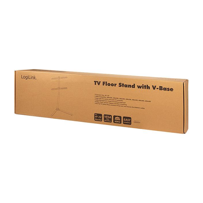 Mbajtëse Dyshemeje për TV LogiLink BP0079, 49"-70", VESA 200 × 200 deri 600 × 400mm, deri 40kg - Zezë - 8