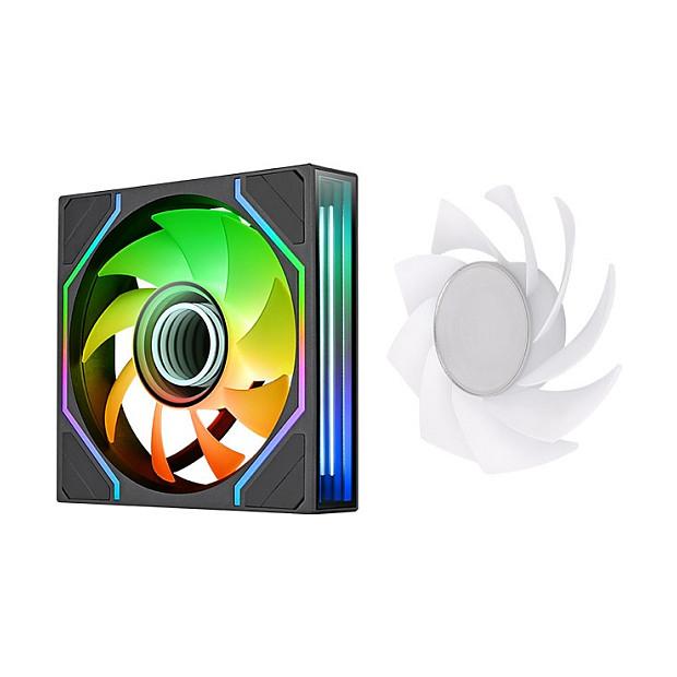 Ftohës për Kasë Thermaltake SWAFAN 140 EX INFINITY ARGB Sync / 3x 140mm / 1800RPM / 85.2 CFM / 2.75mm-H2O / ARGB - Zezë - 5
