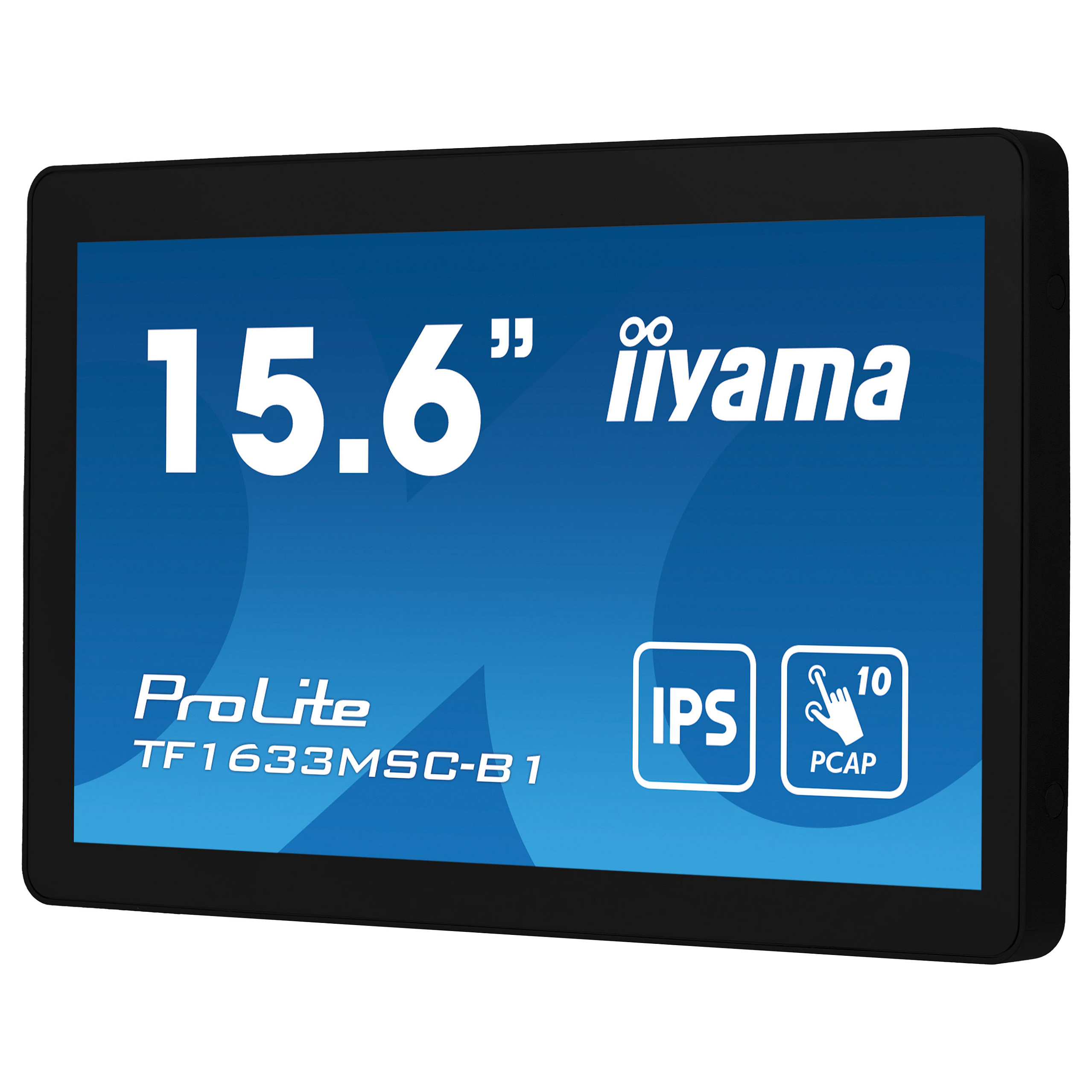 Monitor iiyama ProLite TF1633MSC-B1 / 15.6” / Full HD IPS LED Touchscreen / 60Hz / 5ms / HDMI+DP+USB - Zezë - 7