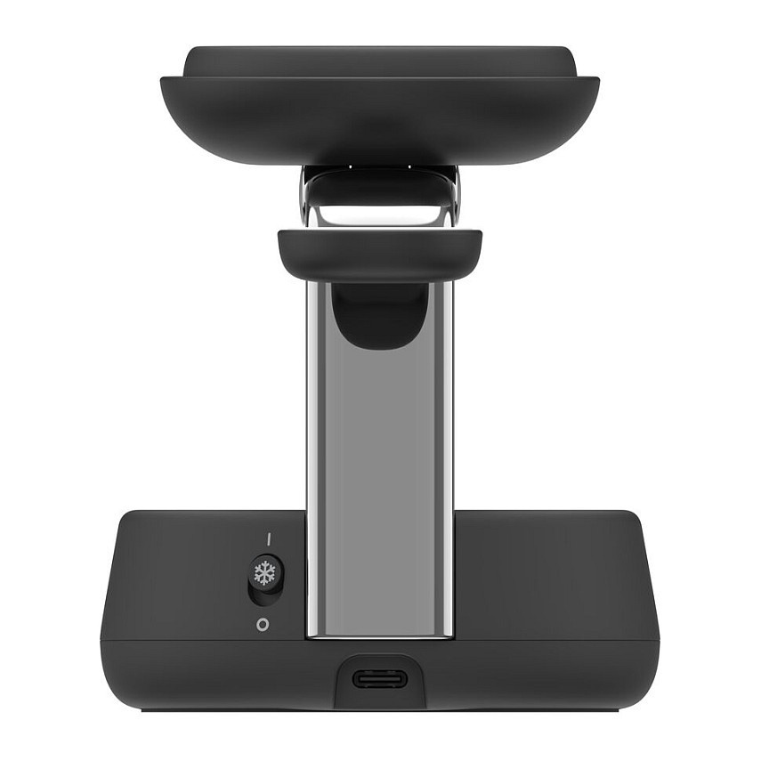 Karikues Pa Kabllo Belkin UltraCharge Pro WIZ040KQCH / 3 në 1 / Qi2 25W / USB-C / Me Adapter 45W - Antracit - 4