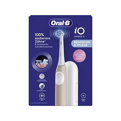 Furçë dhëmbësh elektrike Oral-B iO Series 2 / 3 Modalitete / Sensor Presioni / Timer / Kuti Udhëtimi – Rozë/Bardhë - 2