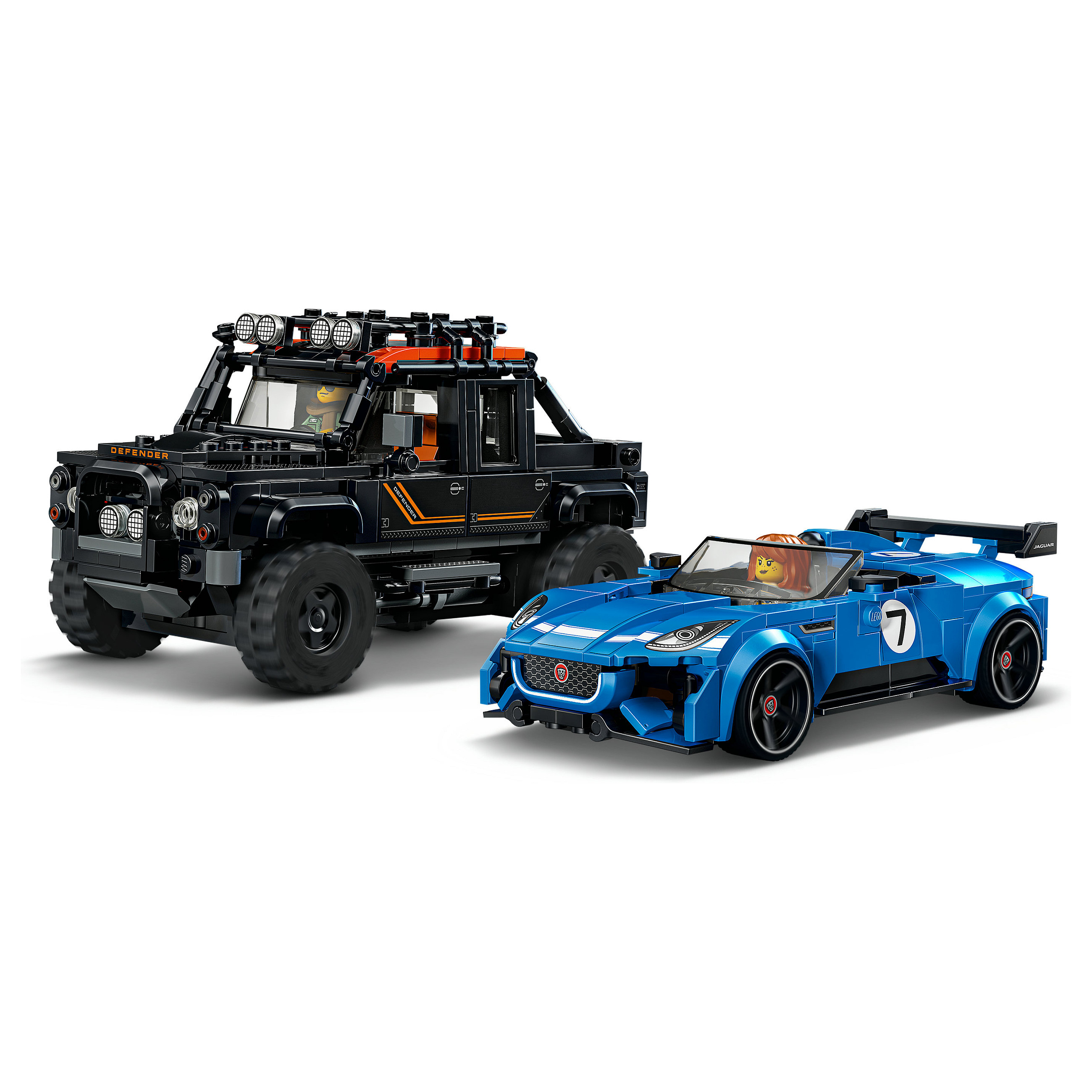 LEGO Speed Champions Jaguar Project 7 & Land Rover Defender - 15