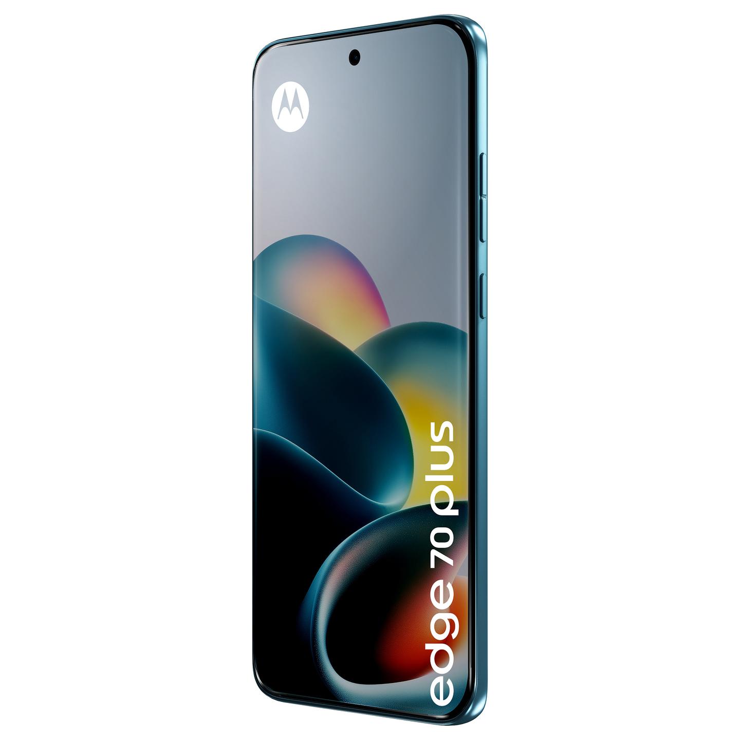 Telefon Motorola Edge 70 Plus / 6.78" Extreme AMOLED / 144 Hz / Snapdragon 7s Gen 3 / 8 GB RAM / 256 GB / 5G / 200 MP OIS / Android 16 - Blu - 5