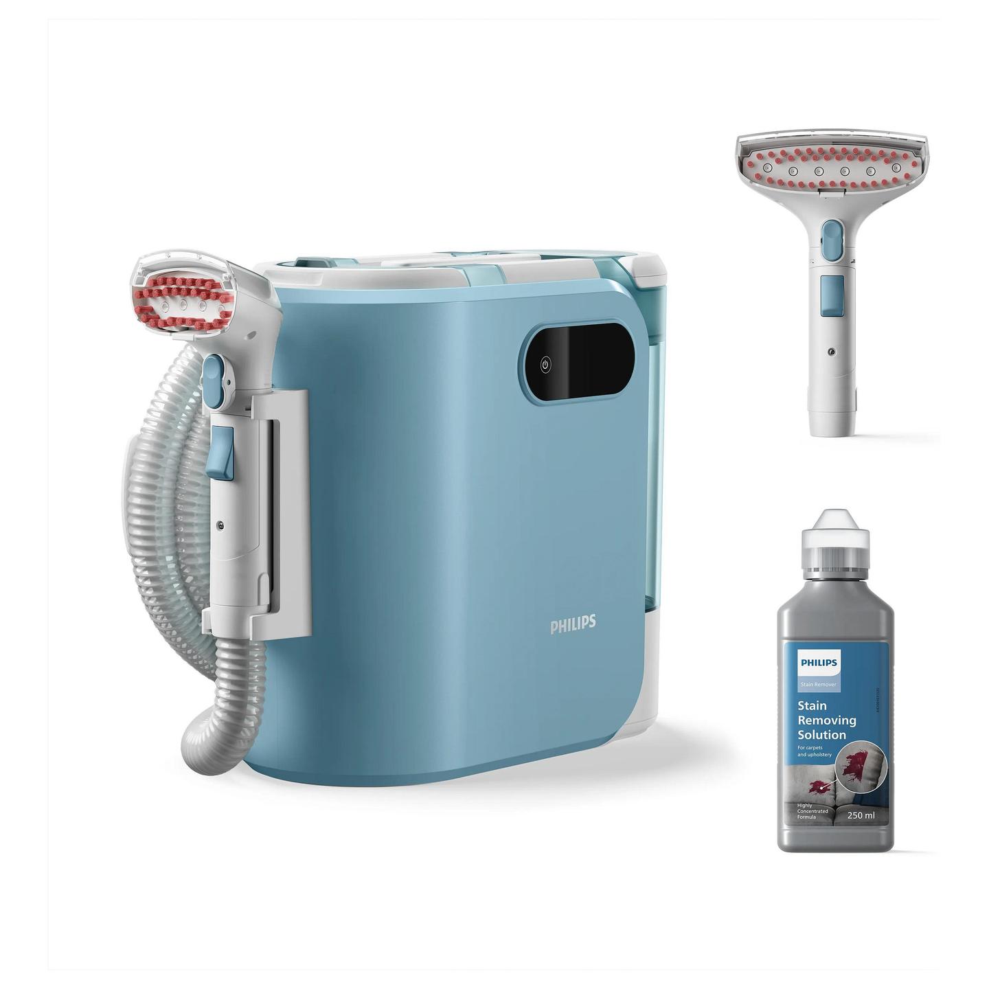 Pastrues njollash Philips 3000 Series XW3193/11 / 400W / 1.6L / 1.3L / PowerCyclone Aqua / 3-in-1 Nozzle / Auto Clean / LED – Bardhë/Blu