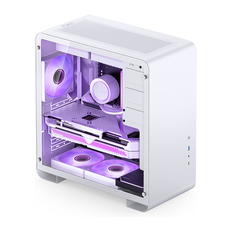 Kasë PC Jonsbo U4 Pro Mesh / Midi Tower / ATX / Mesh - Bardhë - 30