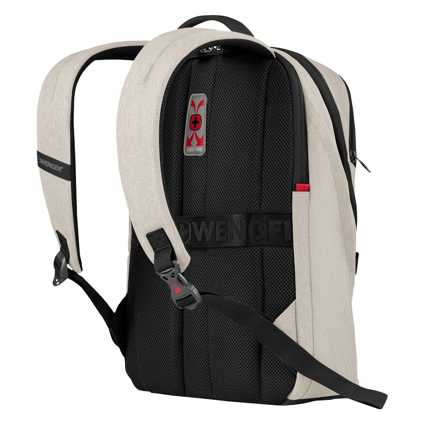 Çantë për laptop Wenger SwissGear MX Light / Backpack / 16" / 21 L / Polyester / Laptop + Tablet Compartment / Trolley Strap / Carry Handle - Bezhëë - 2