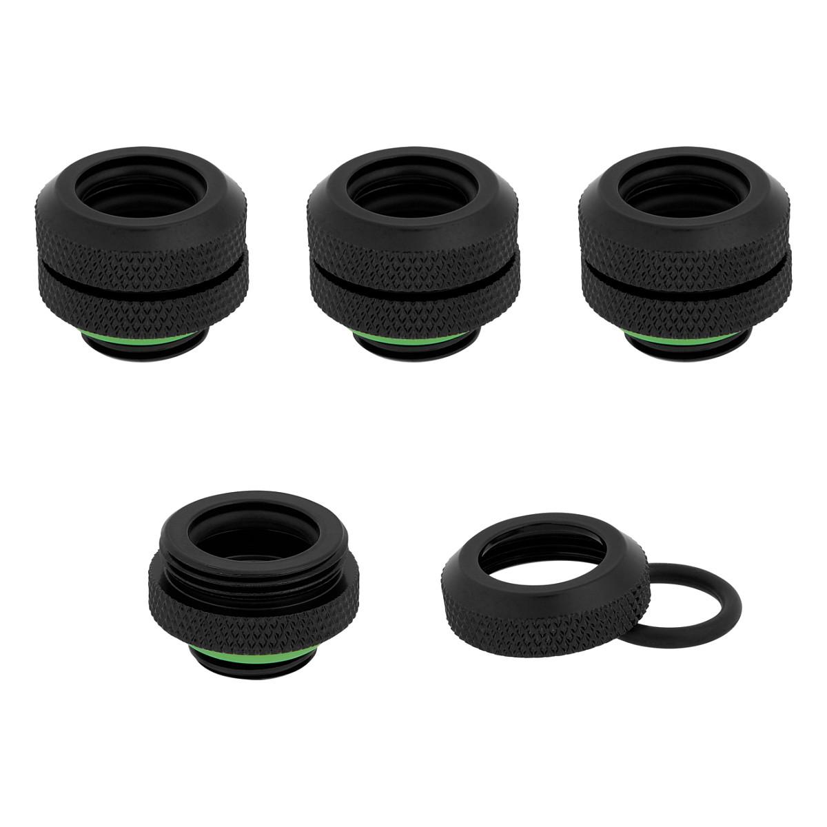 Aksesor për Ftohës Corsair Hydro X Series XF Hardline Fitting / 12mm OD / G1/4" BSPP / 4 copë / Custom Watercooling – Zezë - 3