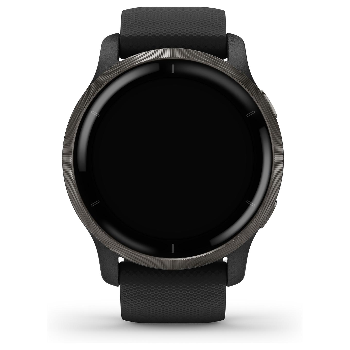 Orë e mençur Garmin Venu 2 / 45mm / AMOLED / GPS / Bluetooth / Wi-Fi - Zezë/Slate - 49