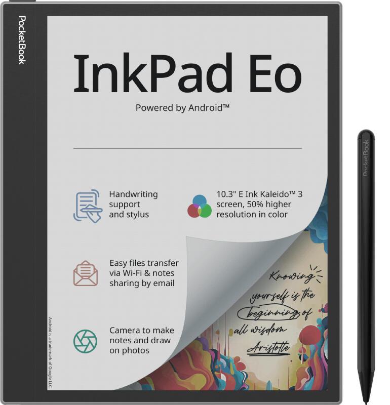 E-book PocketBook InkPad Eo / PB1042-M-WW-B / 10.3" / 64GB - Gri