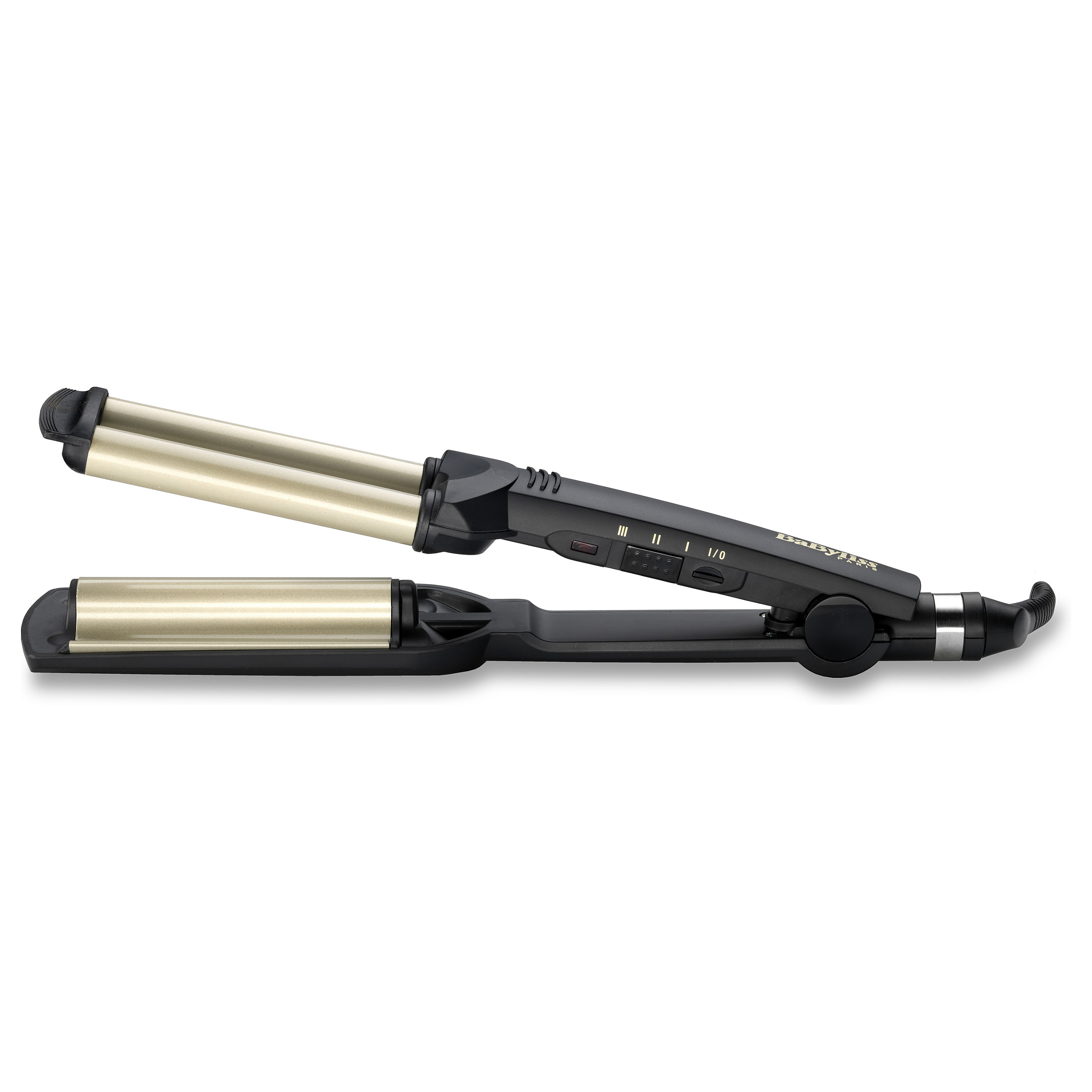 Stiluese për flokë me valë BaByliss Easy Waves C260E / Titanium-Ceramic / 3 Temperatura / 200°C – Zezë/Ari - 2