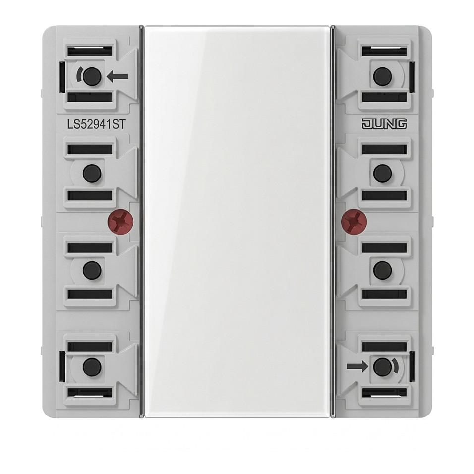 Sensor Butonash KNX JUNG LS 5294 1ST, 4-funksional, 8 Pika Komandimi, Matje Temperature, LED Statusi, KNX Secure, F50