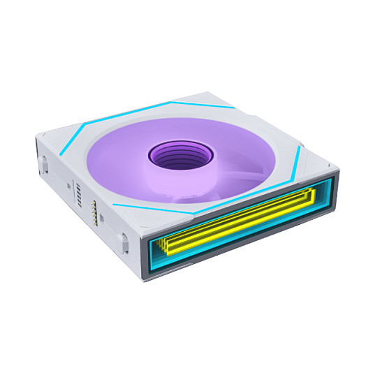 Ftohës për Kasë Lian Li UNI FAN SL-Infinity Wireless / Reverse Blade / 140mm / 200-1700 RPM / ARGB PWM – Bardhë