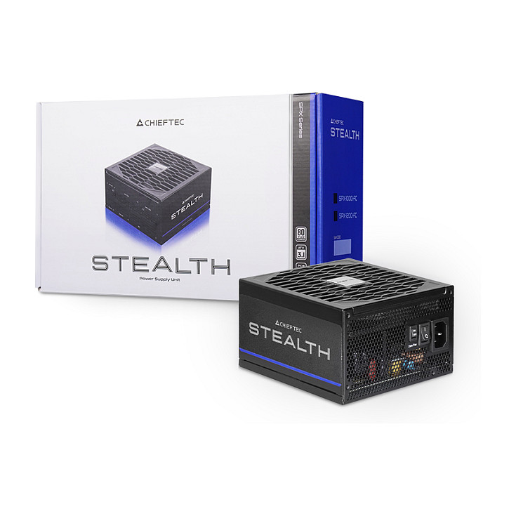 Furnizues Energjie Chieftec Stealth 1000W Vega M Series SPX-1000-FC / 1000W / SFX / 80 PLUS Platinum / Fully Modular - Zezë - 7