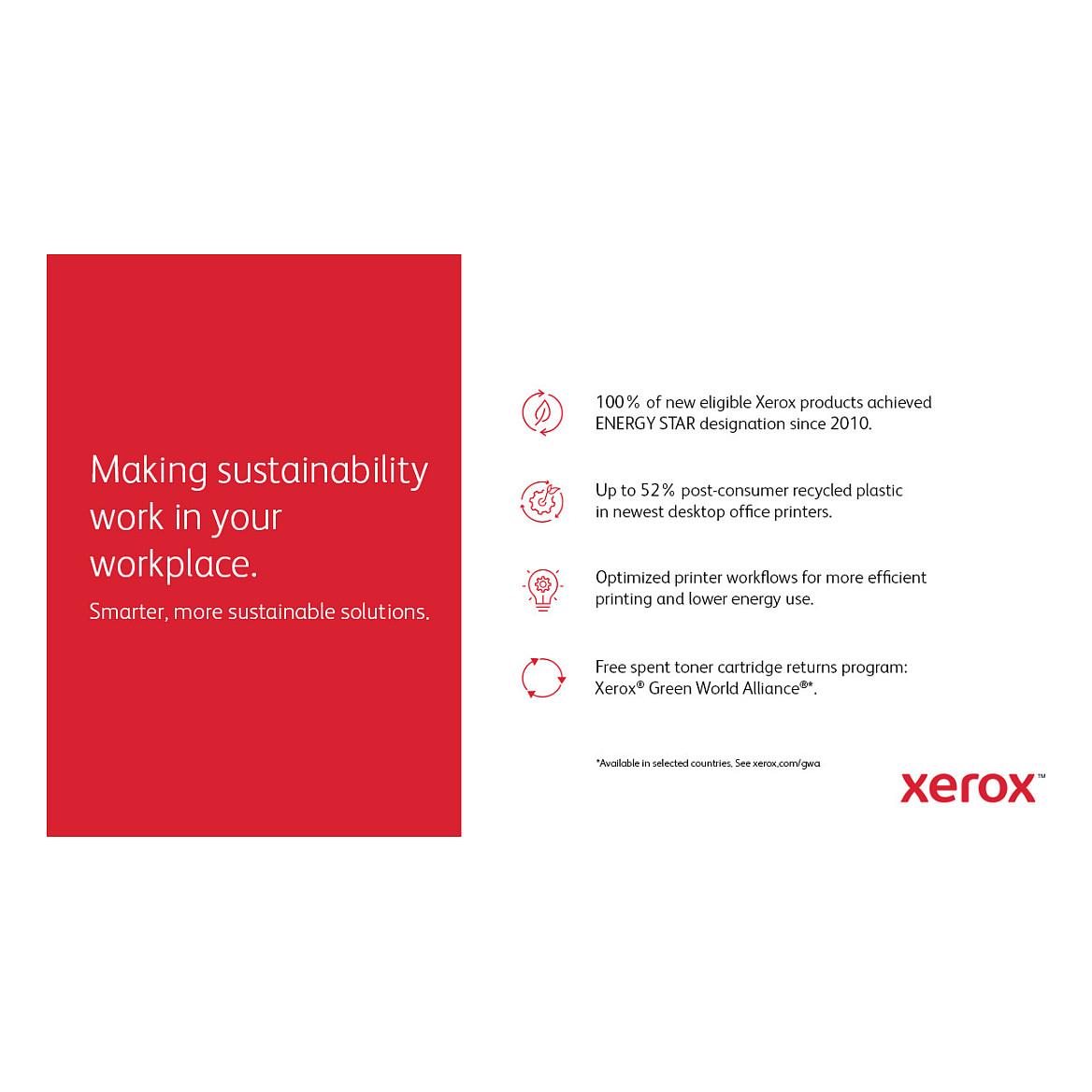 Printer Multifunksional Xerox B225, Laser Monokrom, A4, 34 ppm, 3 në 1, ADF 50-fletësh, Duplex, Wi-Fi, Ethernet, USB 2.0 - Bardhë - 14