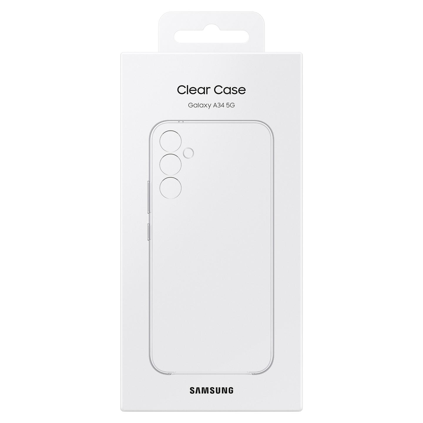 Case për Telefon Samsung EF-QA346CTEGWW / Clear Case / Galaxy A34 5G - Transparent - 6
