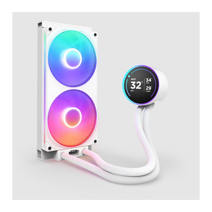 Ftohës për Procesor NZXT Kraken Elite 280 RGB / 280mm / AIO / RGB / LCD - Bardhë - 2