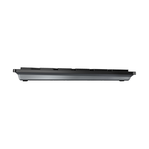 Set tastierë dhe maus pa kabllo CHERRY DW 9500 SLIM / Scissor / Bluetooth / 650 mAh / Dual Mode / QWERTZ Gjerman / 3000 DPI / 6 butona - Zezë/Hiriri - 2