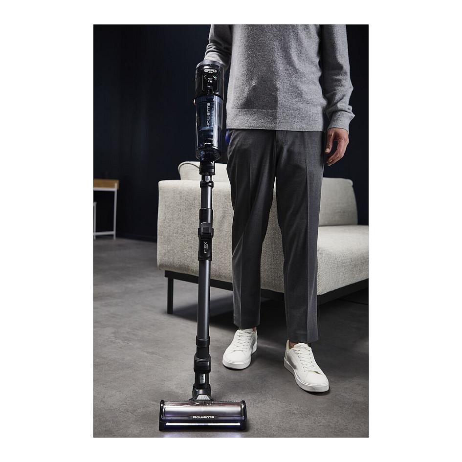Fshesë me Vakum pa kabllo Rowenta X-Force Flex 12.60 Neo Aqua RH9LC1 / 150AW / 60 min / 2-në-1 / Aqua - Blu/Gri - 9